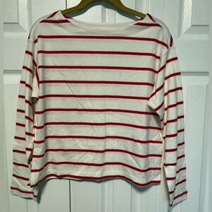 NWOT Old Navy 100% Cotton Striped Long Sleeve Tee - please see size comment